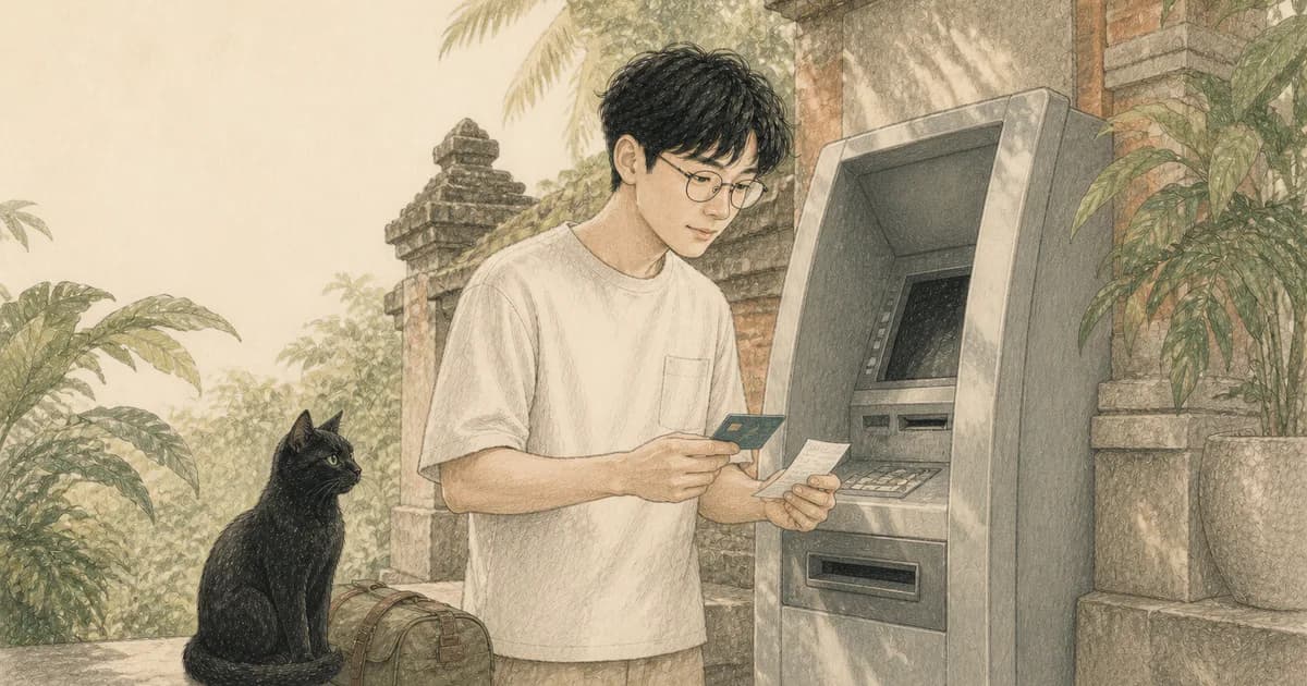 峇里島 ATM 提款怎麼省？Mandiri 50,000 印尼盾費用與外卡備援
