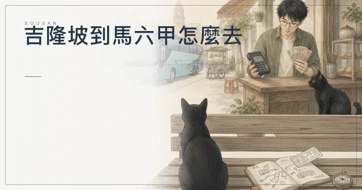 吉隆坡到馬六甲怎麼去？TBS 巴士 RM12 起、機場直達巴士、火車與包車比較
