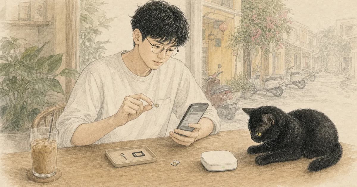 越南上網卡怎麼選？eSIM、當地 SIM 與台灣漫遊比較