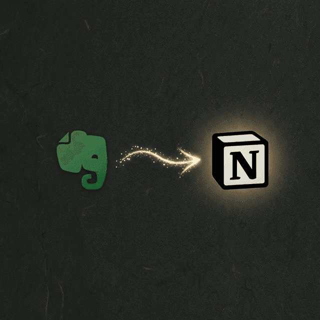 Evernote 搬家到 Notion 完全攻略：為什麼 2026 是跳槽的最佳時機？