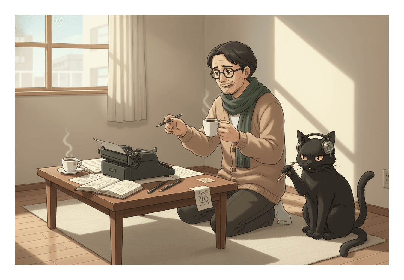 用 AI 寫長篇小說行嗎？一個中年文青與機器人的荒謬協作