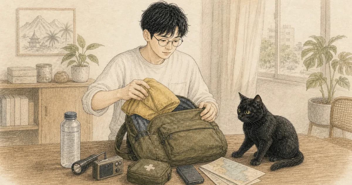 台灣人必備防災清單:災難發生時,你有 Go Bag 嗎?下載我的 Notion 防災物品清單
